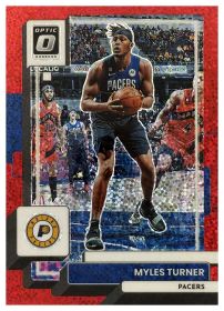 Myles Turner - Panini Donruss Optic Base Set 2022-23, Nr. 89 – Red Sparkle