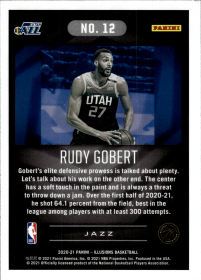 Rudy Gobert - Panini Illusions Base Set 2020-21, Nr. 12