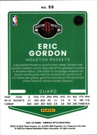 Eric Gordon - Panini Donruss Optic Base Set 2021-22, Nr. 55