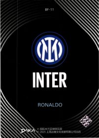 Ronaldo - DAKA Inter Top Audience BF 2025-26, Nr. BF-11 – Insert