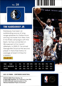 Tim Hardaway Jr. - Panini Contenders Season Ticket 2021-22, Nr. 28