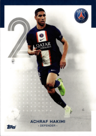 Achraf Hakimi - Topps Paris Saint-Germain Official Team Set 2023-24, Nr. 21