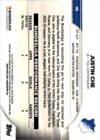 Justin Che - Topps Chrome Bundesliga Base Set 2022-23, Nr. 46