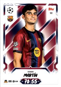 Gerard Martín - Topps Match Attax UEFA Club Competitions Base Set 2026-27, Nr. 122