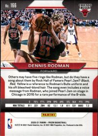 Dennis Rodman - Panini Prizm Base Set 2020-21, Nr. 166