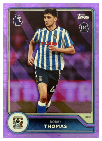 Bobby Thomas - Topps Flagship Premier League Base Set 2026-27, Nr. 262 – Rookie Card, Purple Voltage Parallel