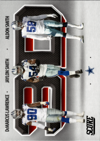 Aldon Smith / DeMarcus Lawrence / Jaylon Smith - Panini Score 3D 2021, Nr. 3D11