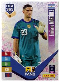 Emiliano Martínez - Panini Adrenalyn XL FIFA 365 Fan Favourites 2026-27, Nr. 355 – Insert