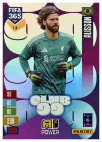Alisson - Panini Adrenalyn XL FIFA 365 Club 99 2026-27, Nr. 316 – Insert