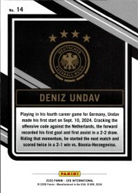 Deniz Undav - Panini DFB International Base Set 2026, Nr. 14