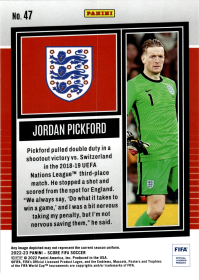 Jordan Pickford - Panini Score FIFA Base Set 2022-23, Nr. 47
