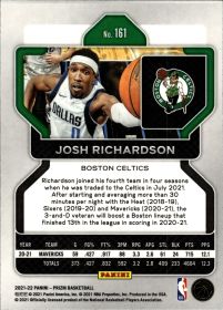 Josh Richardson - Panini Prizm Base Set 2021-22, Nr. 161