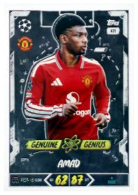 Amad - Topps Match Attax UEFA Club Competitions Genuine Genius 2026-27, Nr. 471