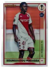 Soungoutou Magassa - Topps Merlin Chrome UEFA Club Competitions Base Set 2022-23, Nr. 19 – Rookie Card