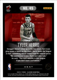 Tyler Herro - Panini Illusions Base Set 2020-21, Nr. 45
