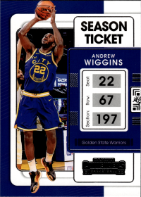 Andrew Wiggins - Panini Contenders Season Ticket 2021-22, Nr. 50