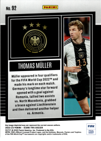 Thomas Müller - Panini Score FIFA Base Set 2022-23, Nr. 92