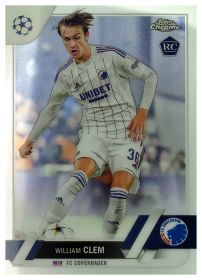 William Clem - Topps Chrome UEFA Club Competitions Base Set 2022-23, Nr. 139 – Rookie Card
