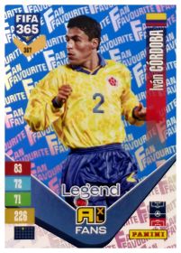 Iván Córdoba - Panini Adrenalyn XL FIFA 365 Fan Favourites 2026-27, Nr. 367 – Blue, Insert