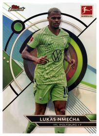 Lukas Nmecha - Topps Finest Bundesliga Base Set 2022-23, Nr. 145