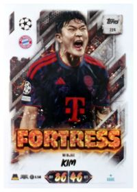 Minjae Kim - Topps Match Attax UEFA Club Competitions Fortress 2026-27, Nr. 224