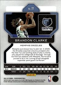 Brandon Clarke - Panini Prizm Base Set 2021-22, Nr. 77