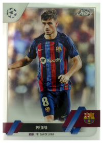 Pedri - Topps Chrome UEFA Club Competitions Base Set 2022-23, Nr. 136