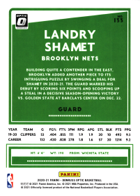 Landry Shamet - Panini Donruss Optic Base Set 2020-21, Nr. 133