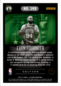 Evan Fournier - Panini Illusions Base Set 2020-21, Nr. 149