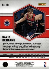 Davis Bertans - Panini Mosaic Base Set 2020-21, Nr. 10