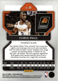 Chris Paul - Panini Prizm Base Set 2021-22, Nr. 89