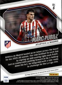 Marc Pubill - Panini Prizm FIFA Base Set 2025-26, Nr. 6 – Rookie Card