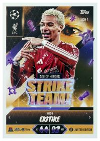 Hugo Ekitike - Topps Match Attax UEFA Club Competitions Strike Team 2026-27, Nr. AOH 1