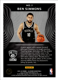 Ben Simmons - Panini Illusions Base Set 2021-22, Nr. 7