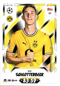 Nico Schlotterbeck - Topps Match Attax UEFA Club Competitions Base Set 2026-27, Nr. 227