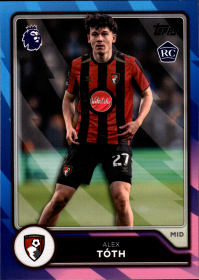 Alex Tóth - Topps Flagship Premier League Base Set 2026-27, Nr. 56 – Rookie Card, Premier League Parallel