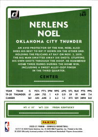 Nerlens Noel - Panini Donruss Base Set 2020-21, Nr. 149