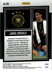 Jamal Musiala - Panini Score FIFA Base Set 2022-23, Nr. 84