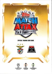 Rafa Silva - Topps Match Attax UEFA Club Competitions Man of the Match Wildcard 2026-27, Nr. 329