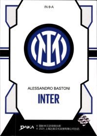 Alessandro Bastoni - DAKA Inter Top Audience Base Set 2025-26, Nr. IN-9-A